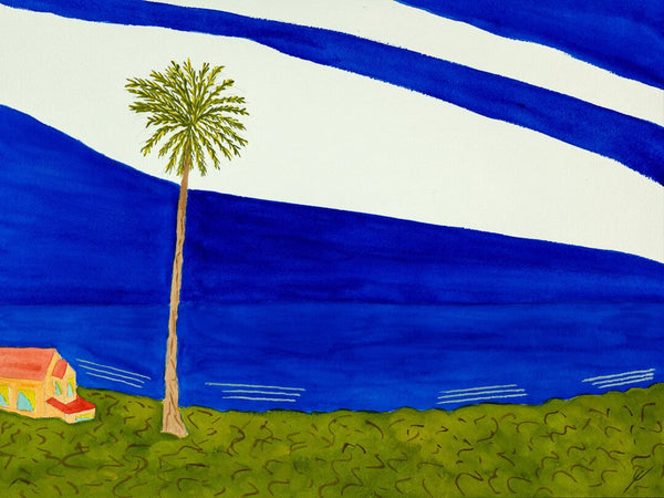Lone Palm Tree and House, Kaua'i