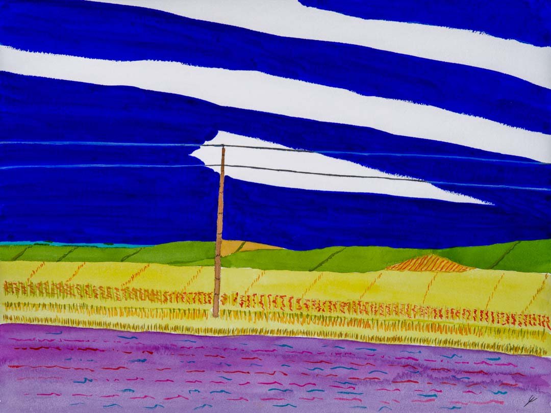 Lone Telephone Pole, North Dakota