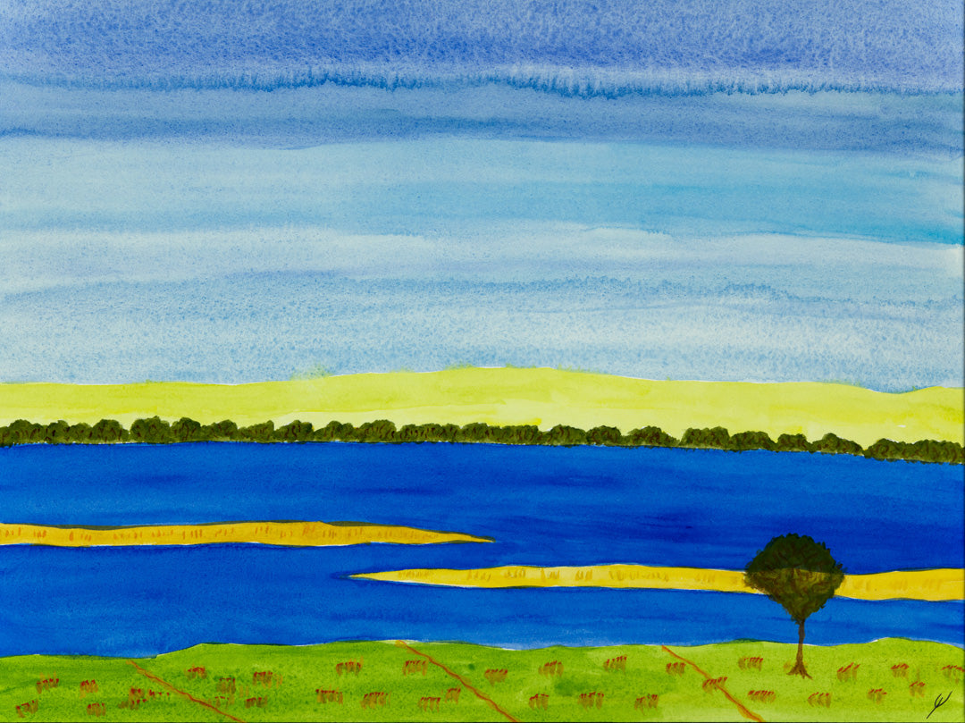 Missouri River in Spring, North Dakota II