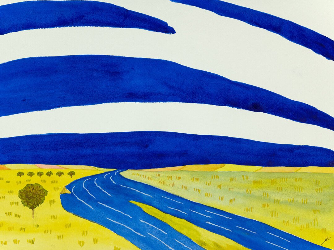 Missouri River in Early Spring, North Dakota