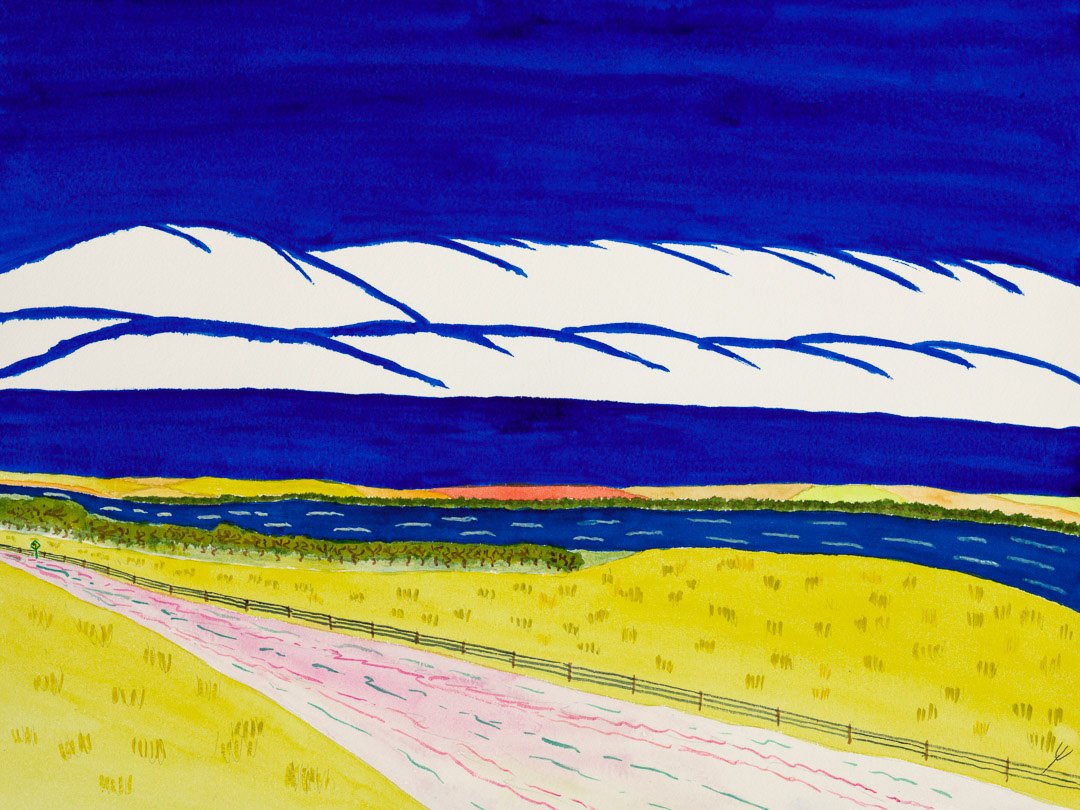 Missouri River in Spring, North Dakota