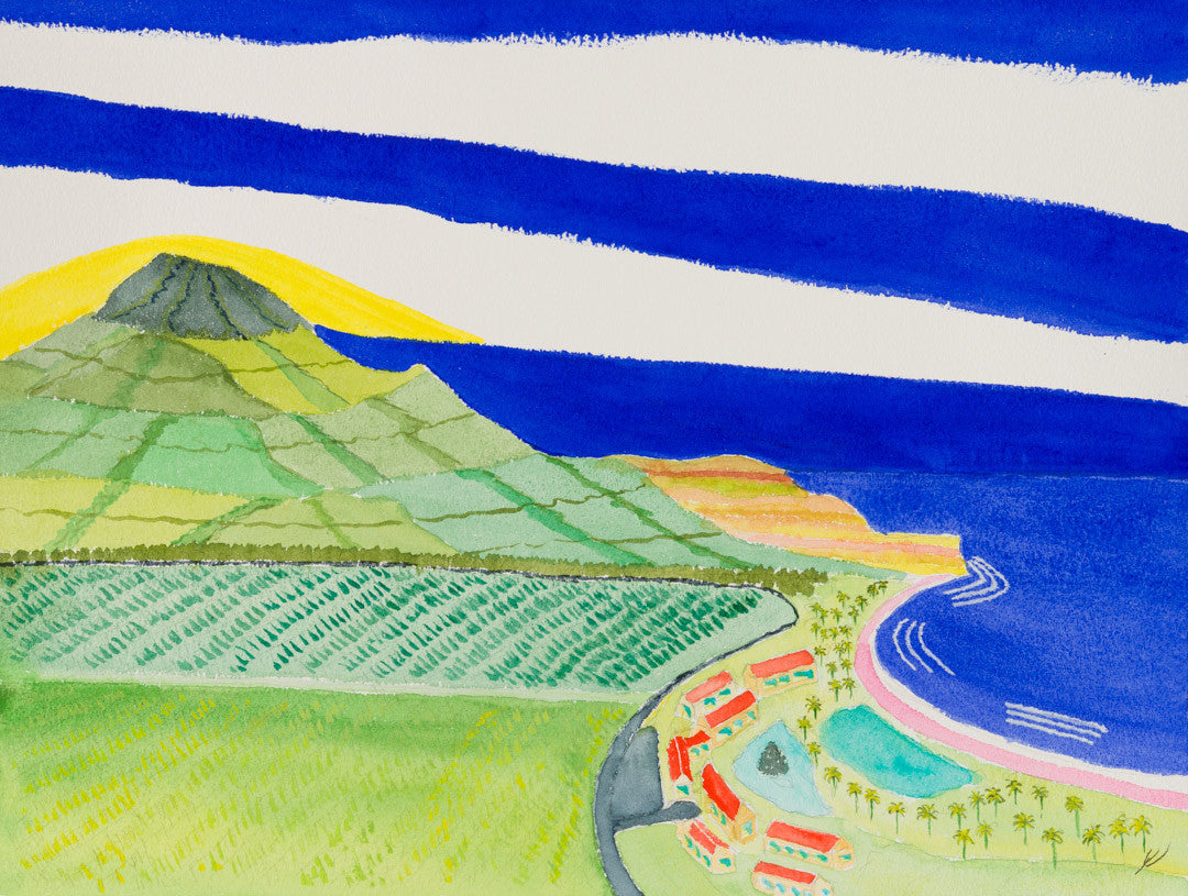 Mount Haupu in Morning Light, Kaua'i