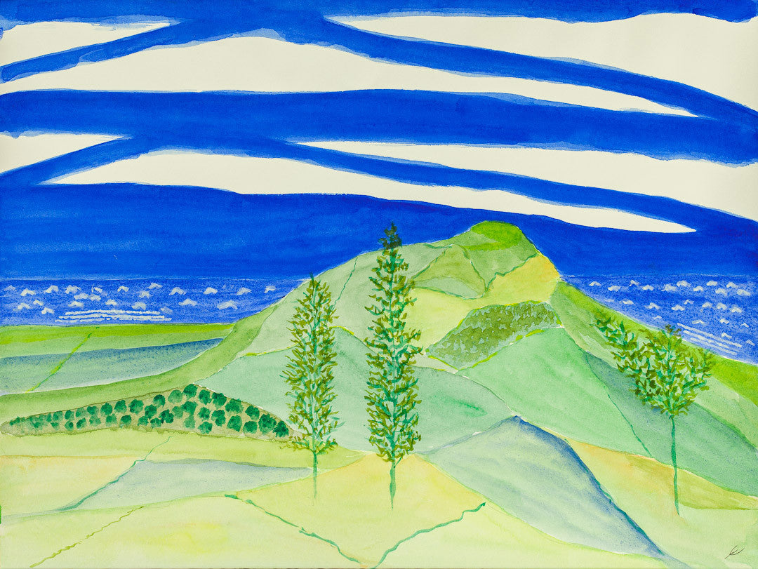 Mount Haupu in Spring, Kaua'i