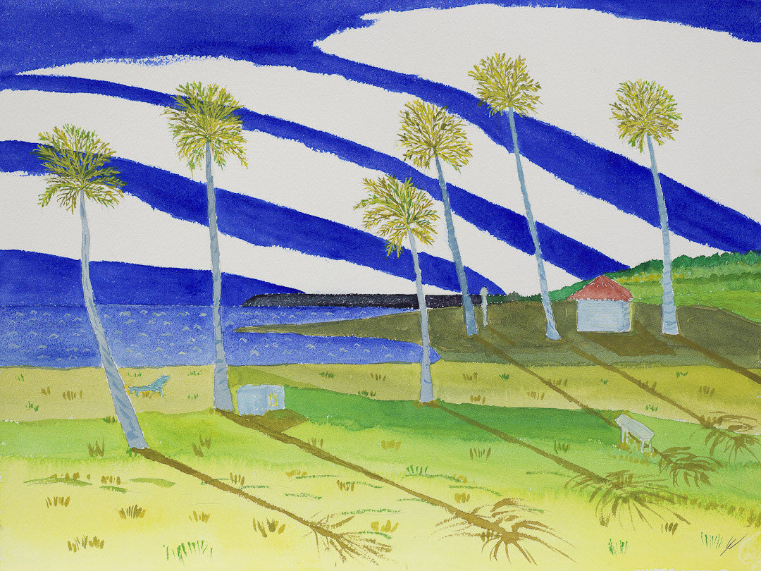 Ni'ihau Seen from Salt Pond Beach, Kauai