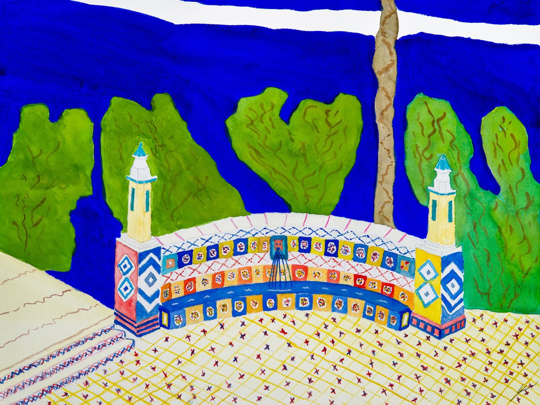 Old Zoo Fountain, El Retiro, Madrid