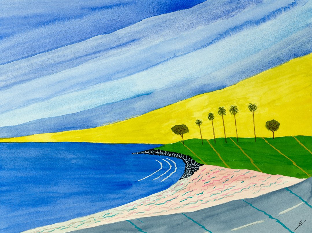 Poipu Beach, Afterglow, Kaua'i