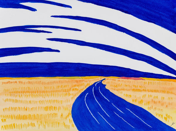 Prairie Stream in Fall, North Dakota