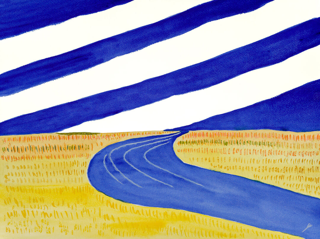 Prairie Stream in Summer, North Dakota