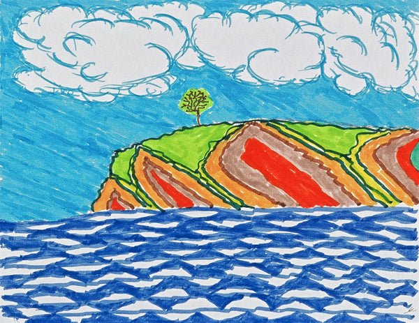 Promontory with Tree