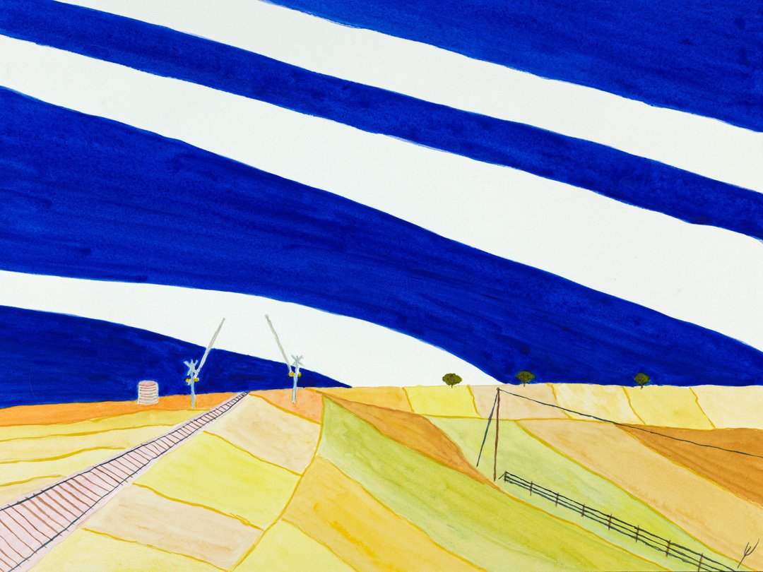 Railroad Crossing Ahead, North Dakota