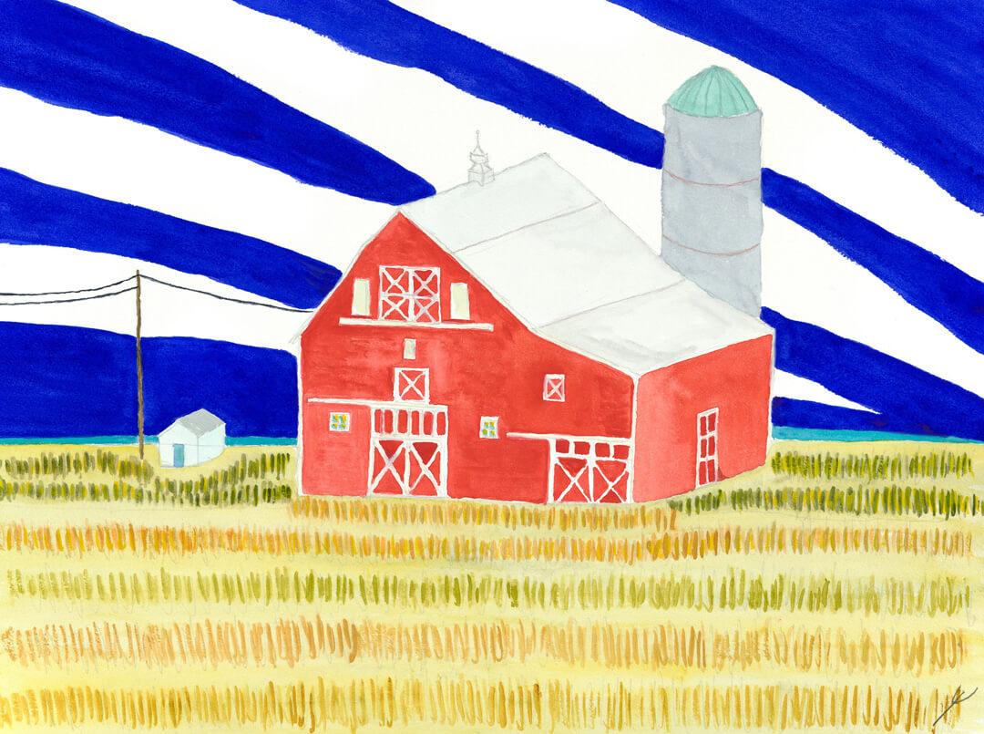 Red Barn, McLean County, North Dakota