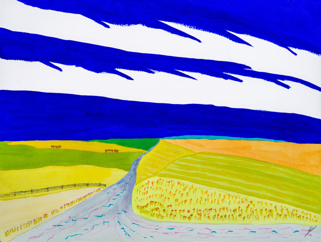 Road Across the Plains, North Dakota