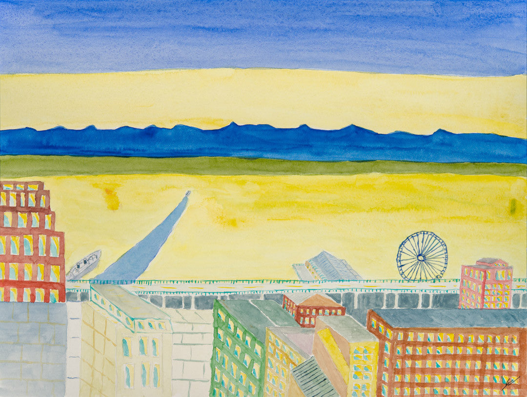 Seattle Waterfront in Summer