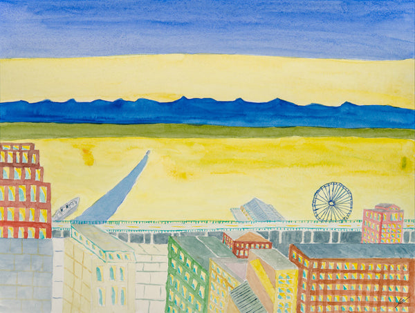 Seattle Waterfront in Summer