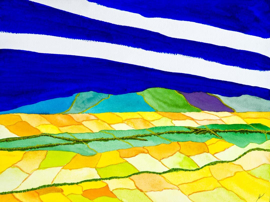Spanish Fields, Woods and Mountains