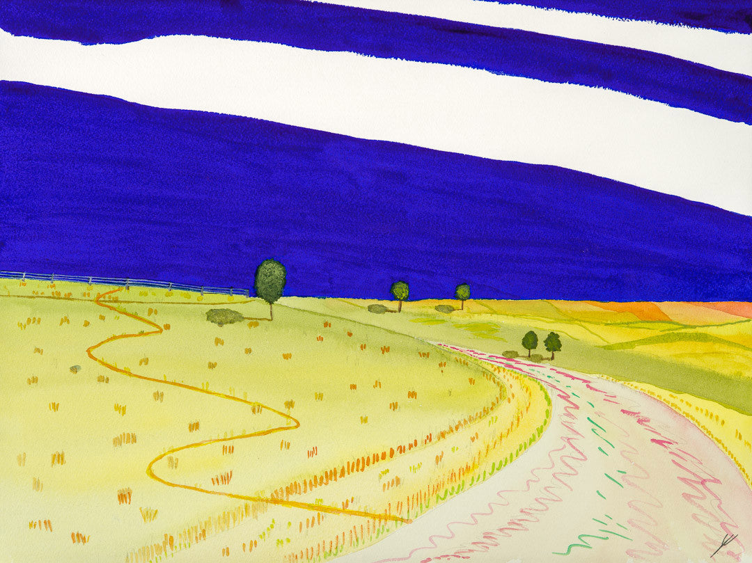 Summer Meadow and Hills, North Dakota