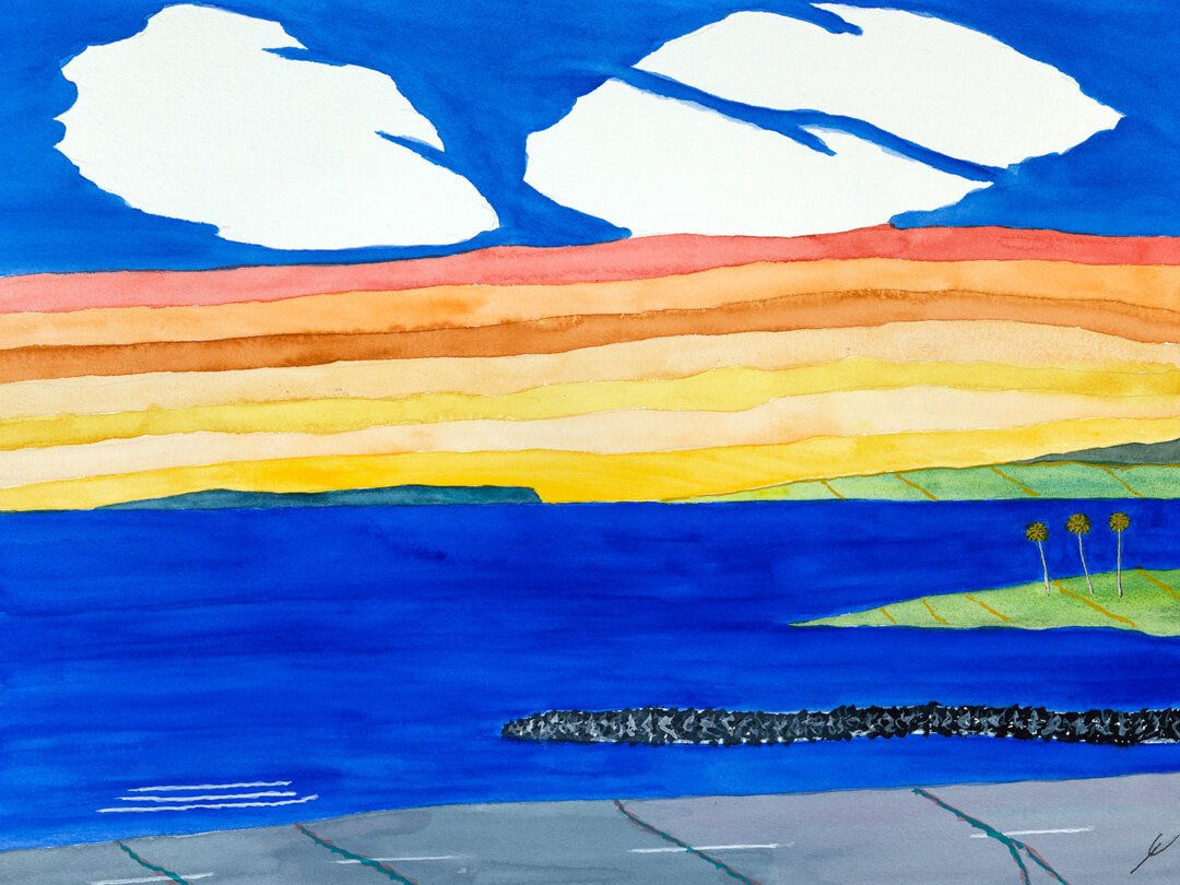 Summer Sunset, Ni’ihau and Kaua’i