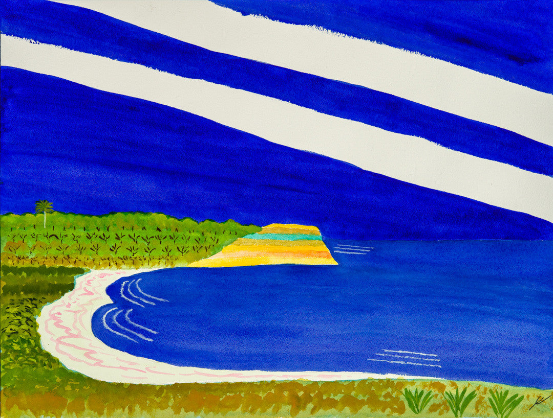 Sunny Shipwreck Beach, Kaua’i