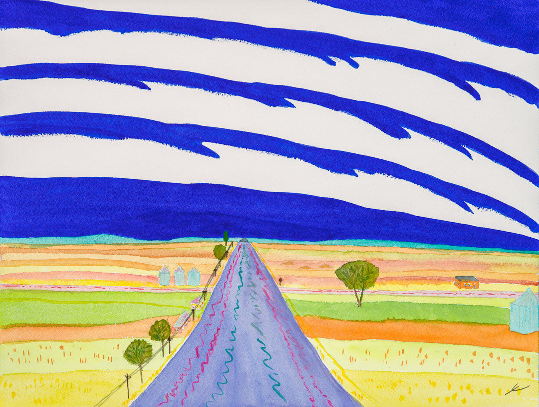 The Road Out of Town, North Dakota