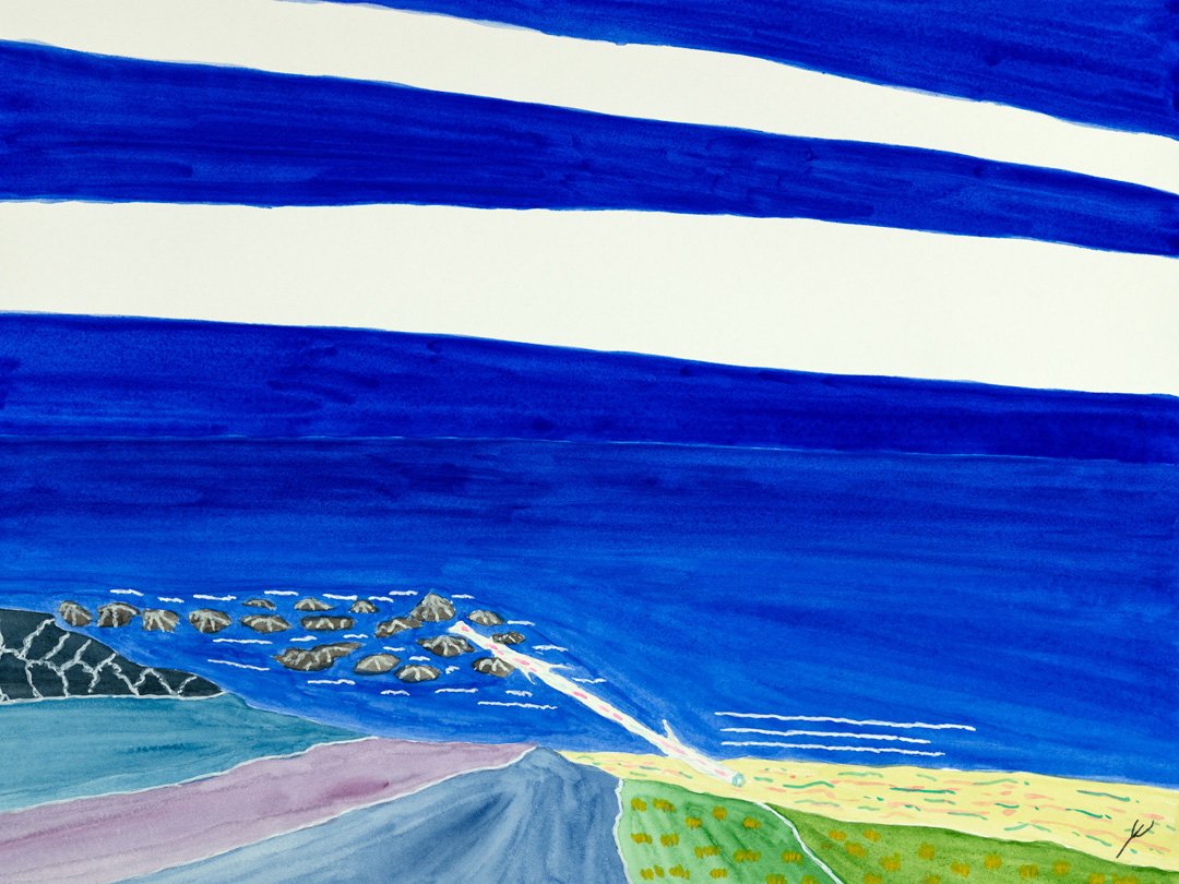 Tree Trunk in the Ocean, Kaua’i