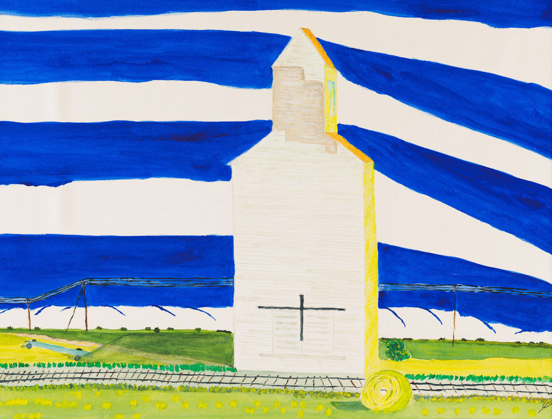 Weathered Grain Elevator, North Dakota