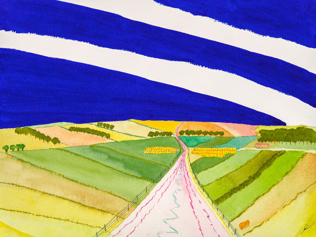 Winding Road, North Dakota