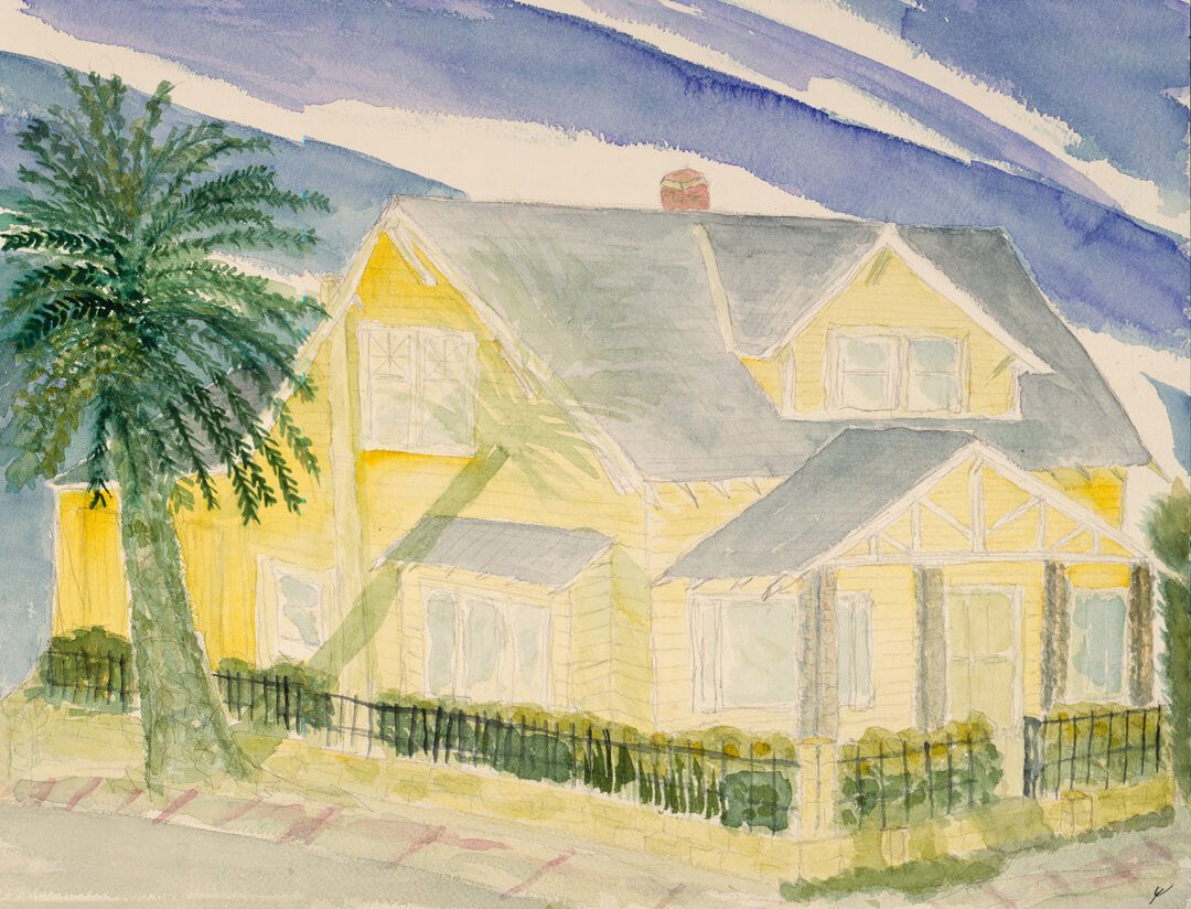 Yellow House in the Hill