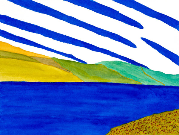 Bright Afternoon at Tomales Bay, California