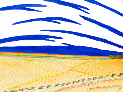 Bright Hills and Fields, Mercer County, North Dakota