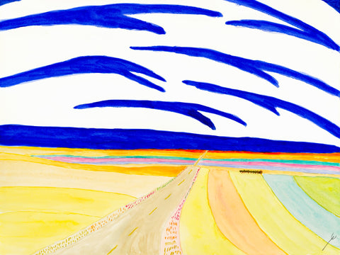 Colorful Fields in September, Oliver County, North Dakota