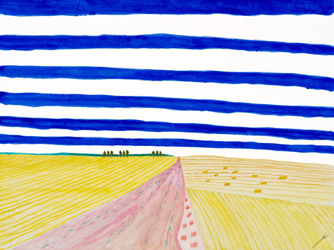Fields and Road, McLean County, North Dakota