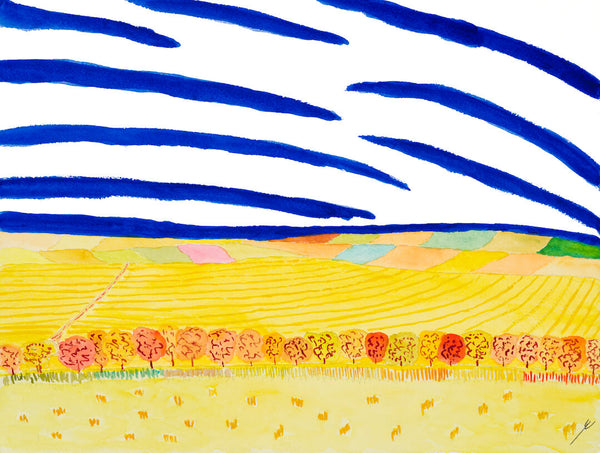 Missouri River Valley Fields, North Dakota