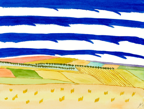 October Fields, Oliver County, North Dakota