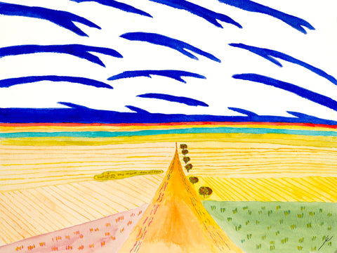 Road to Bright Hills, Mercer County, North Dakota