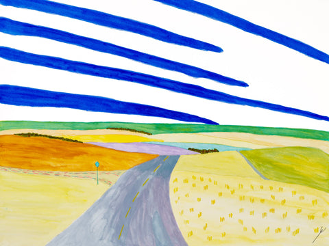 Road to Bright Hills, North Dakota