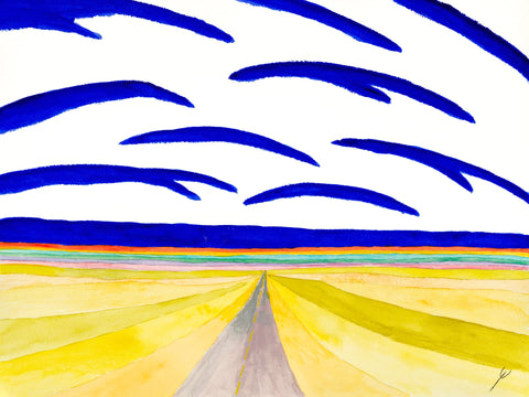 Road to Bright Hills, Oliver County, North Dakota
