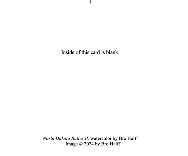 North Dakota Buttes II