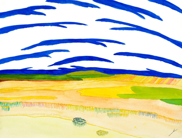 Summer Pastures Near the Missouri River, North Dakota