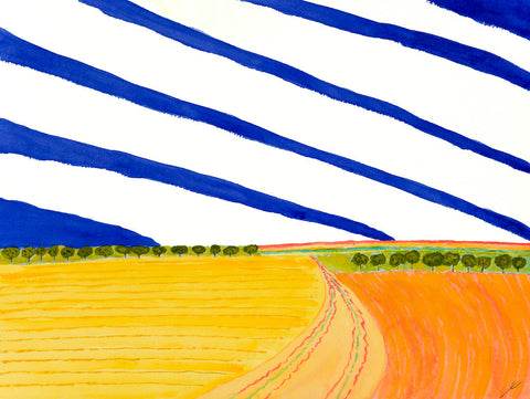 Summer Road, McLean County, North Dakota