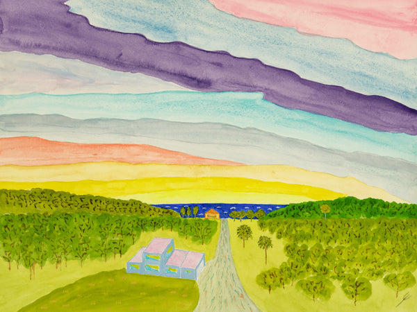 Sunset on Keoniloa Place, Kaua'i