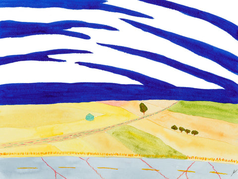 Trail Through Summer Fields, North Dakota