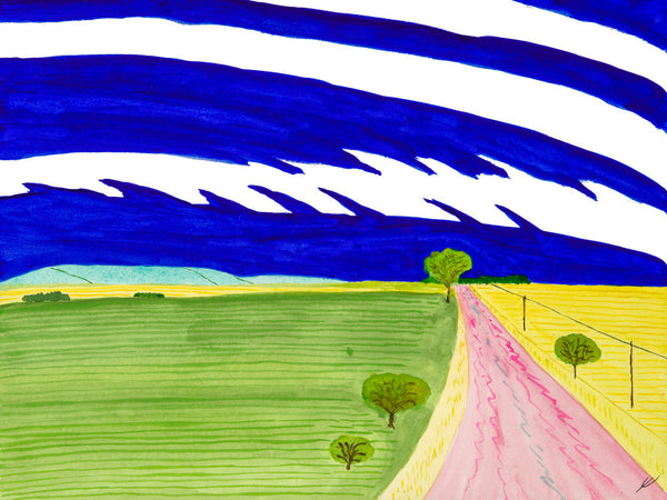 Beside a Summer Road, North Dakota
