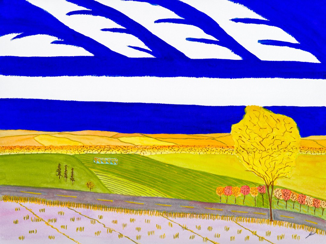 Bright Autumn Day, North Dakota