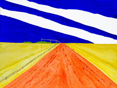 Bright Road in Summer, North Dakota