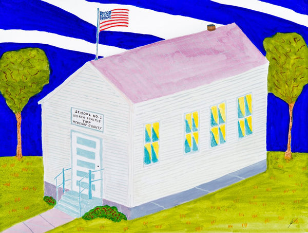 Country Schoolhouse, McHenry County, North Dakota