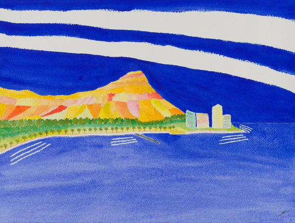 Diamond Head in Late Afternoon Light