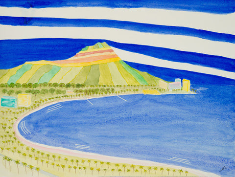 Diamond Head in Spring, Oahu