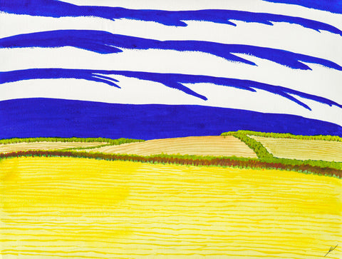 English Fields in Autumn