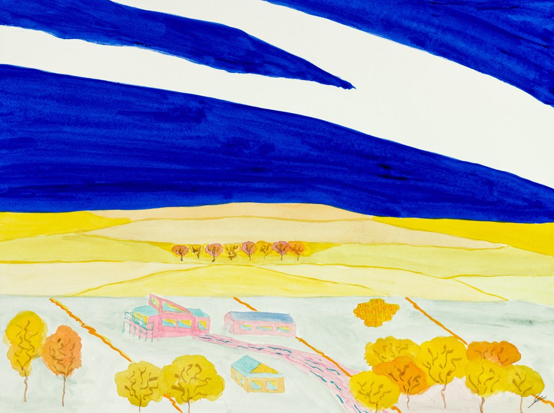 Farm in Autumn, North Dakota