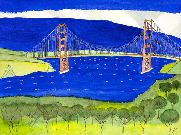 Golden Gate Bridge from Lincoln Park